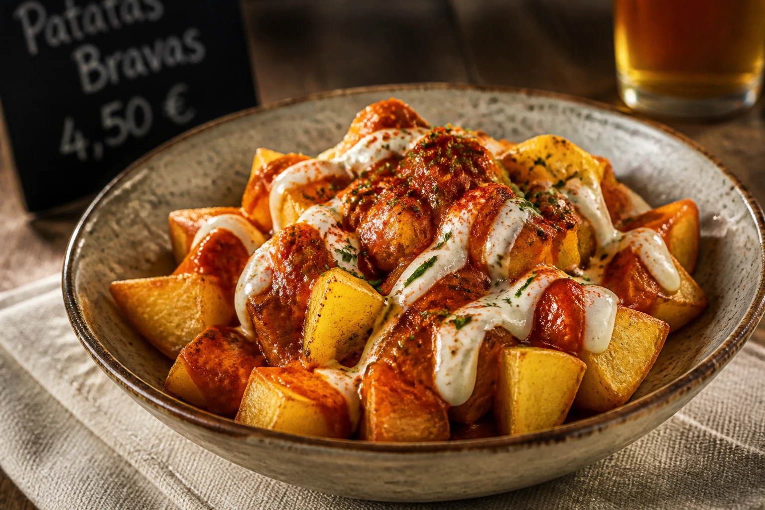 Patatas bravas sauce : la recette authentique de Madrid à Barcelone